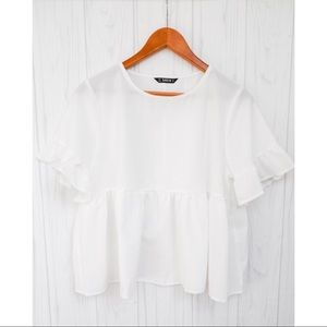 Ruffle Babydoll Top